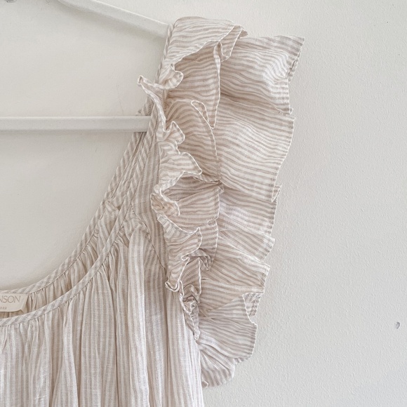 Ulla Johnson Rissa Dress in Sand 10 - Picture 10 of 16